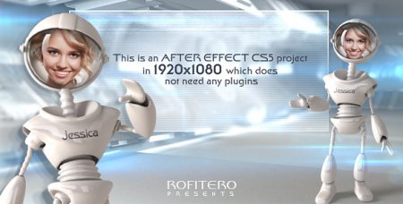 I Robot - Project for After Effects бесплатно