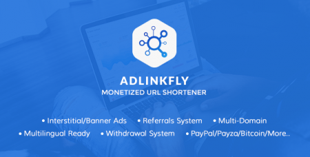 AdLinkFly v3.7.2 - Монетизированный URL сократитель ссылок