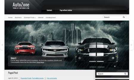 AUTOZONE - Автонаполняемый сайт автомобильной тематики на WP