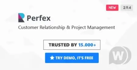 Скачать Perfex CRM v3.0.5 (+ADDONS) - система управления клиентами и проектами