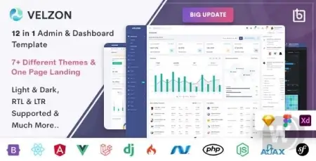 Velzon v3.5 - Admin & Dashboard