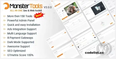 MonsterTools 3.0.0 - Набор инструментов SEO и веб-дизайна