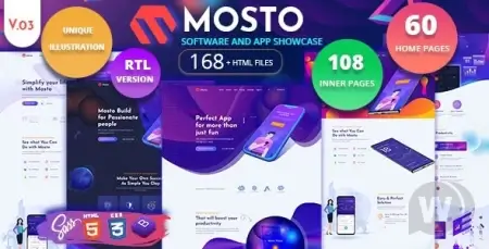 Скачать Mosto v. 4.4 - HTML шаблон