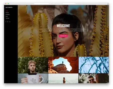 Скачать Elit - шаблон для сайта фотографа