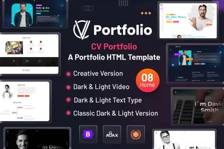 Onepage Portfolio - html шаблон бесплатно