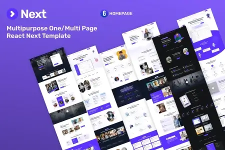 React NextJS - многоцелевой html шаблон бесплатно