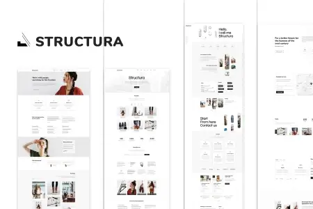 Structura - многоцелевой шаблон на HTML5 бесплатно