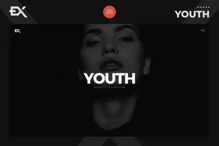 Youth - Шаблон творческого портфолио бесплатно