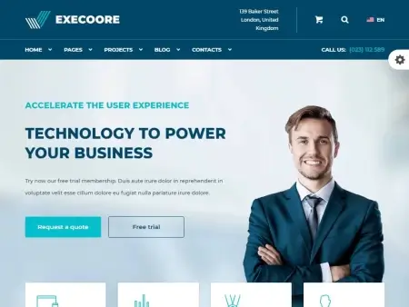 Скачать Execoore - HTML5 шаблон
