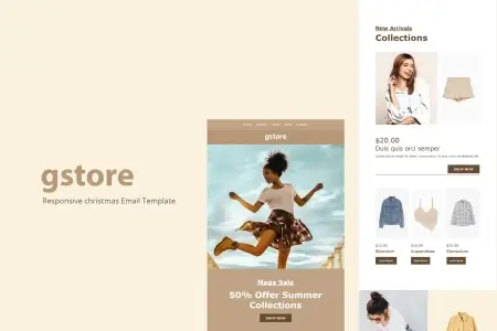Скачать Gstore - E-mail Template