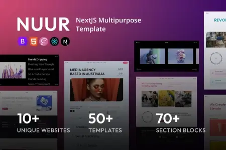 Nuur - Multipurpose Template бесплатно