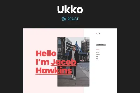 Ukko - Portfolio Template бесплатно